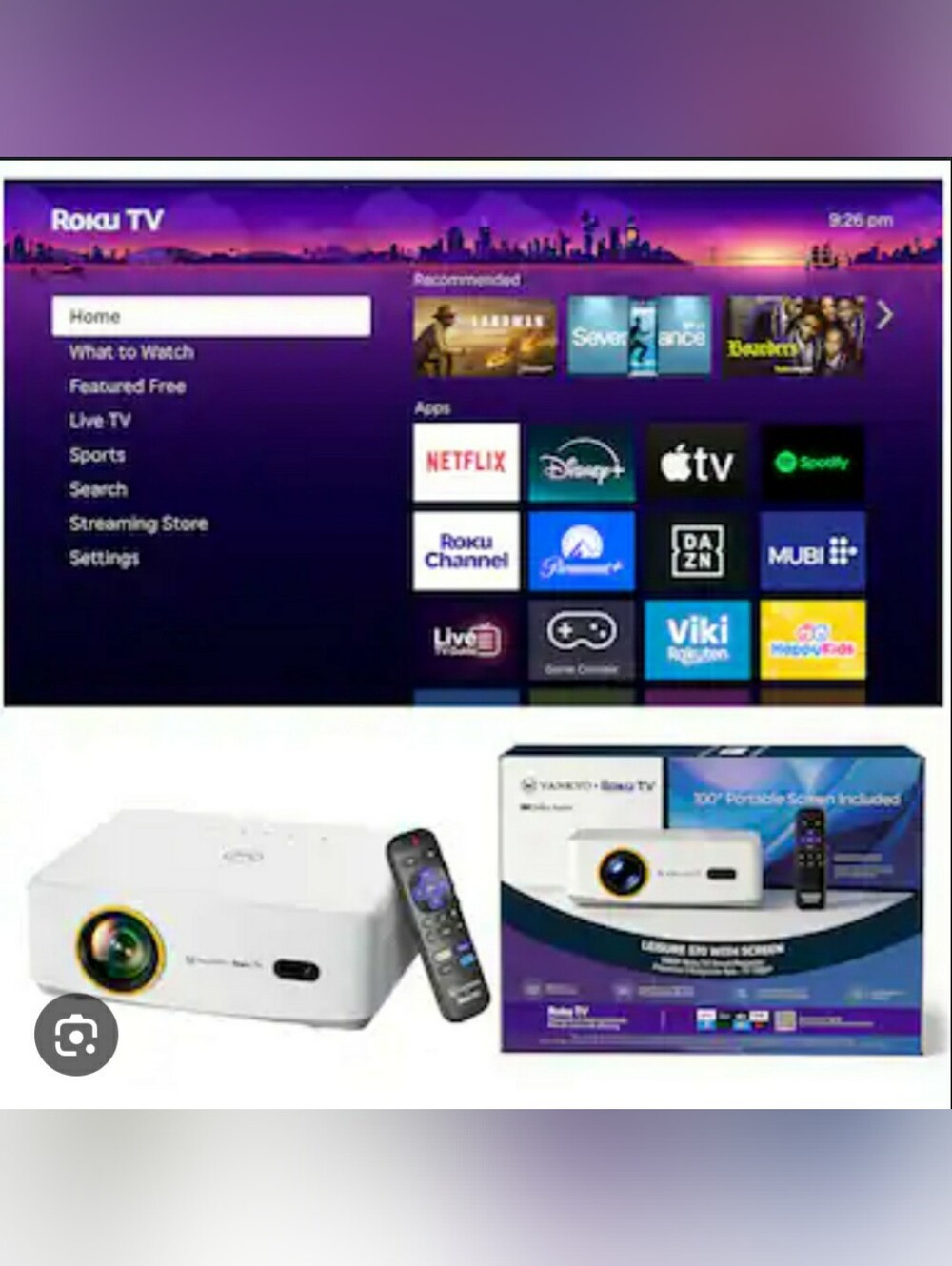 Roku TV Projector - Picture 2 of 2
